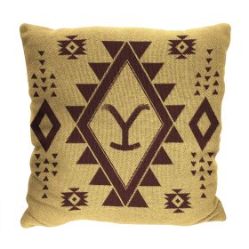 Yellowstone Y Aztec 20" Jacquard Pillow