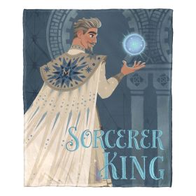 Disney Wish Sorcerer King Silk Touch Throw