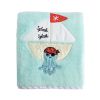 Milk&Moo Sailor Octopus Baby Blanket Ultra Soft Swaddle Blanket for Stroller