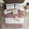 3 Piece Cotton Duvet Cover Set with Chenille Tufting